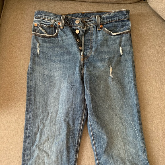 Levi’s wedgie straight jeans size 27 - Picture 6 of 8